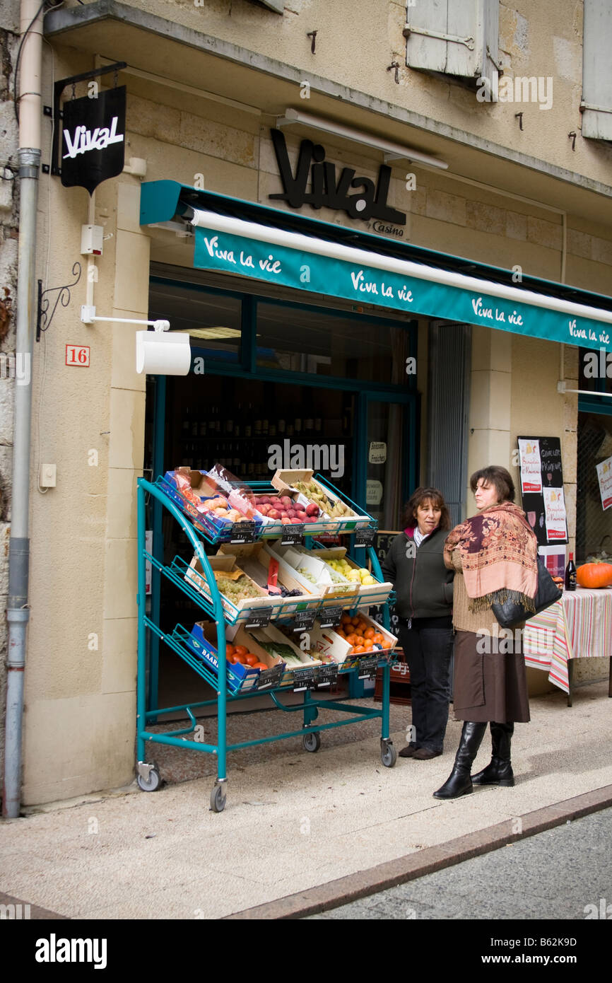 La nourriture locale - Eauze, Gers, dans le sud de la France Banque D'Images