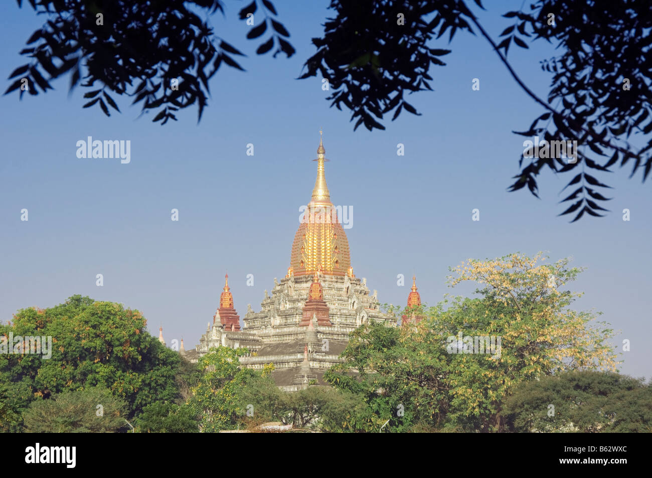 Temple Ananda, Myanmar Banque D'Images