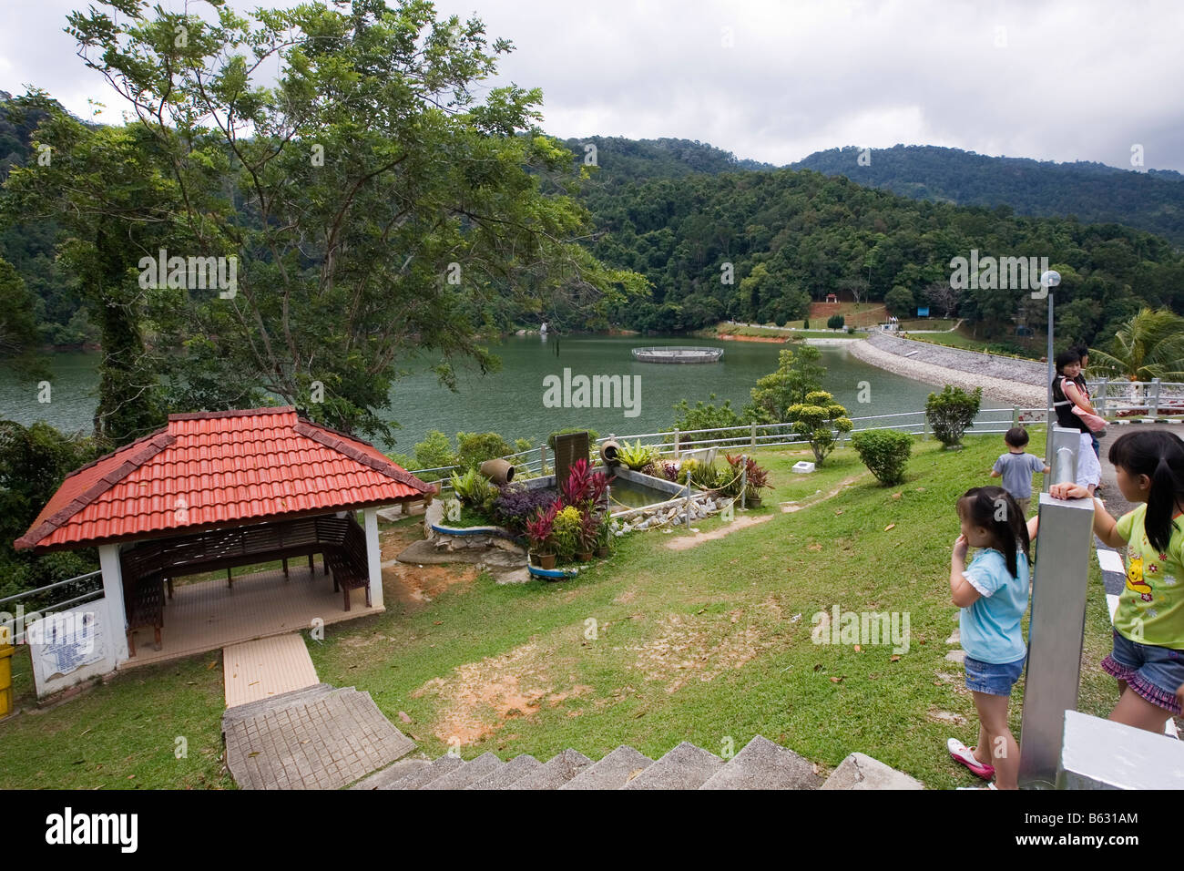 Ayer Itam Dam l'île de Penang Malaisie Juillet 2008 Banque D'Images