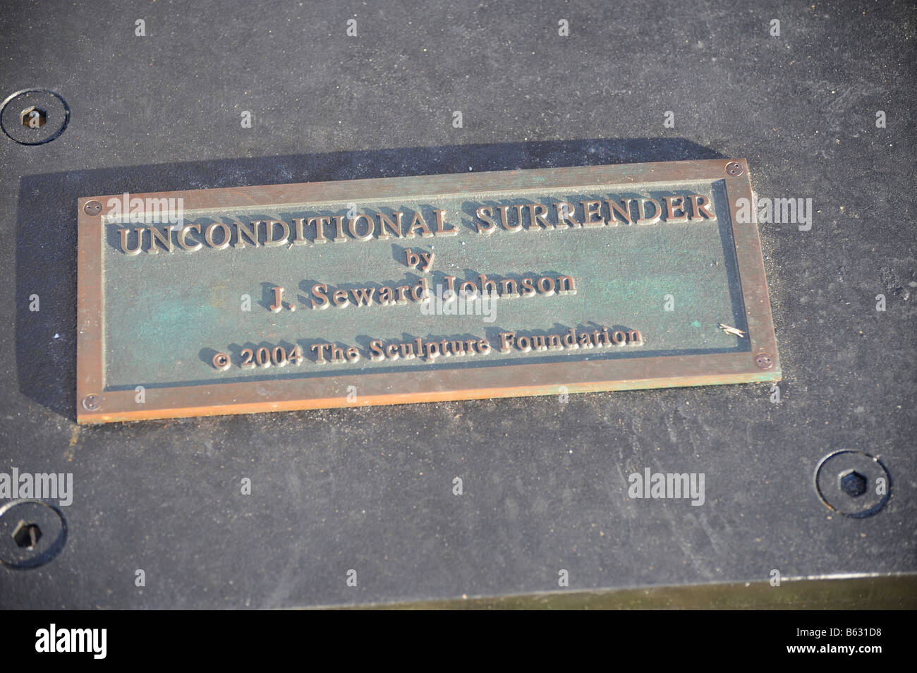 Sarasota Floride Statue reddition sans conditions Banque D'Images