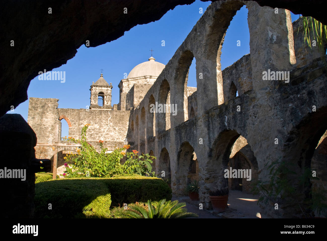 Missions de San Antonio, San Jose (AKA San Jose y San Miguel de Aguayo), State Historic Site Banque D'Images