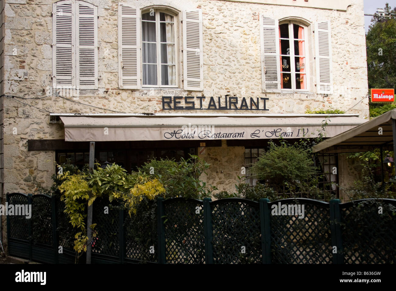 Restaurant, Eauze - Gers, dans le sud de la France Banque D'Images