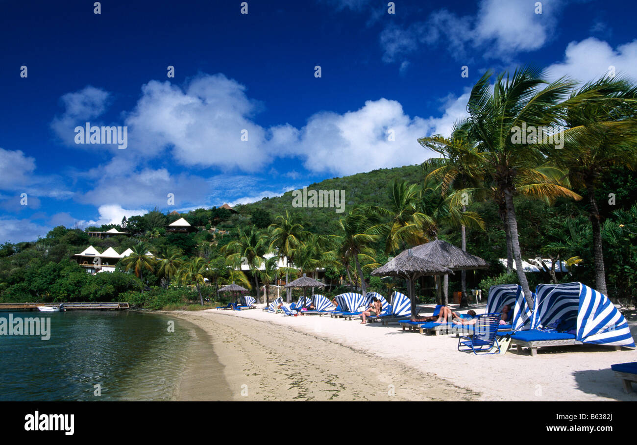 Bitter End Yacht Club sur l'île de Virgin Gorda, îles Vierges britanniques Caraïbes Banque D'Images