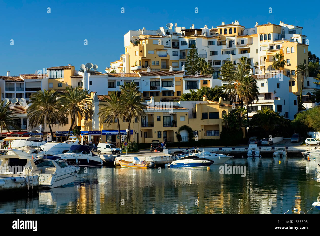 Marina de Puerto Banus, Costa del Sol, Espagne Banque D'Images