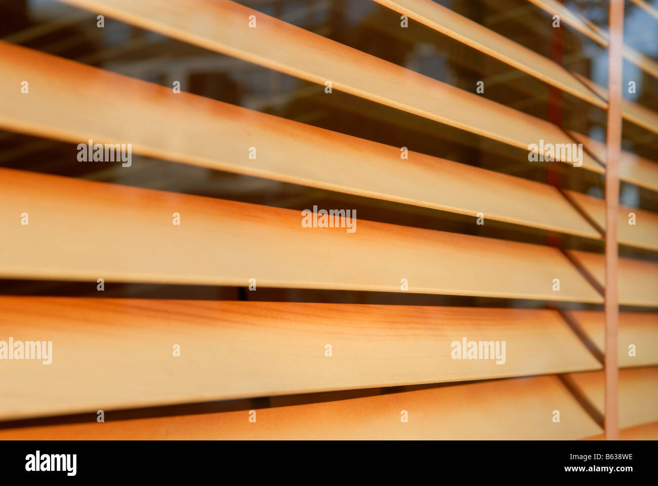 STORES EN BOIS Banque D'Images