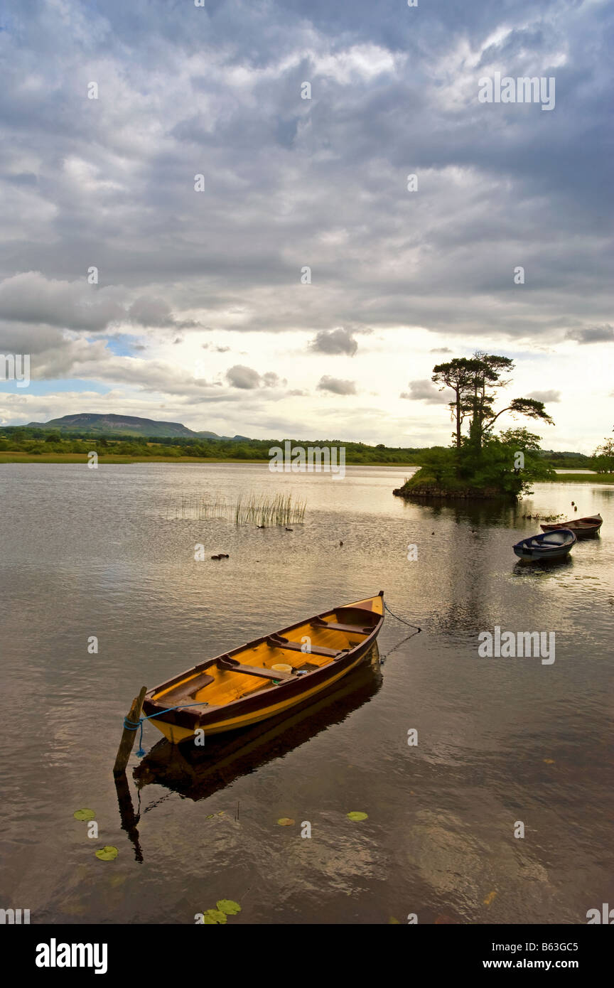 Matin calme à Lough Gill, Co.Sligo, Irlande Banque D'Images