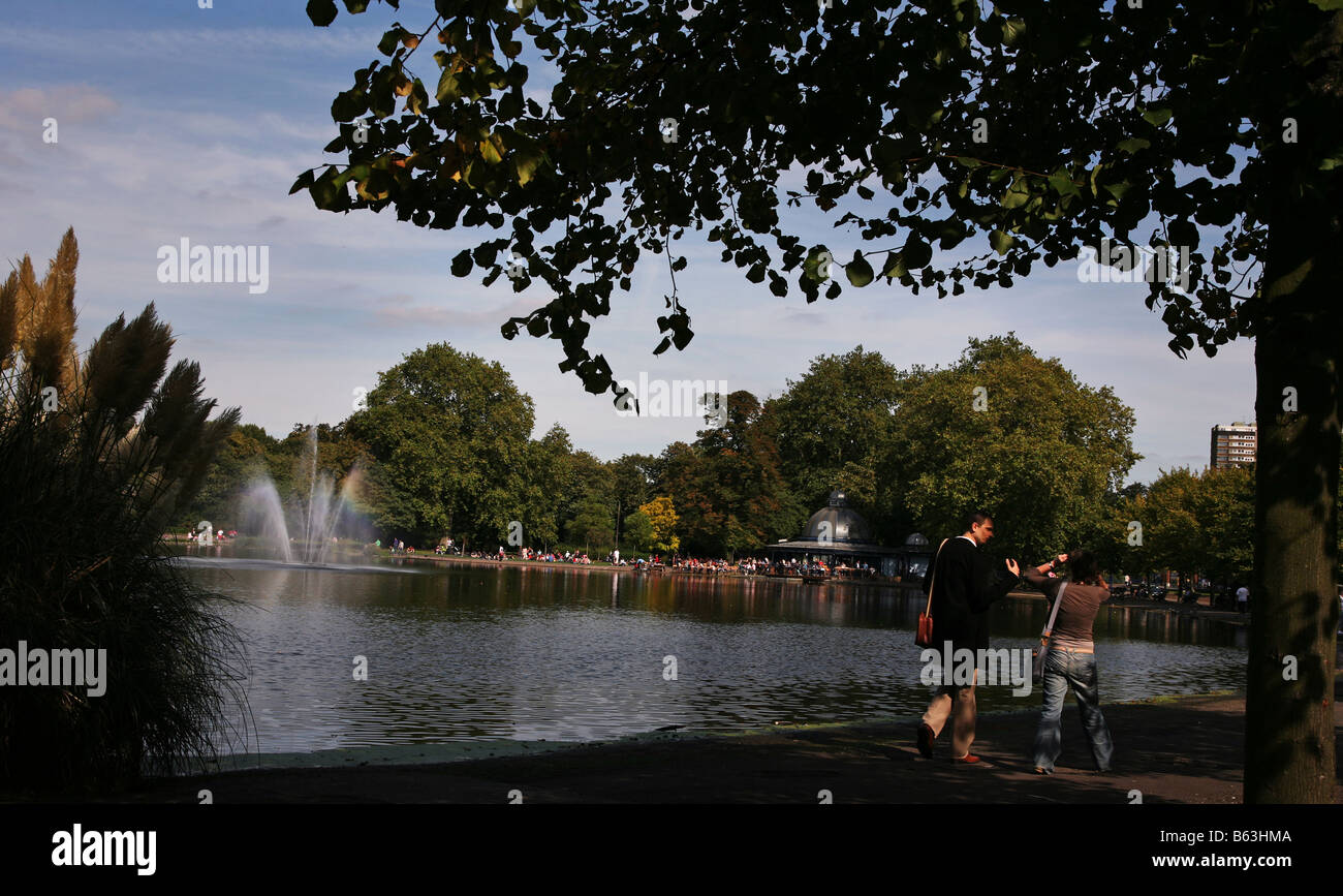 Victoria Park mile end hackney london uk 2012 Olympics Banque D'Images