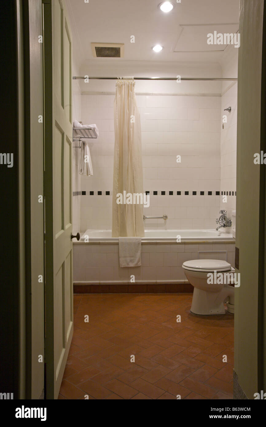 Salle de bains coloniale Banque D'Images