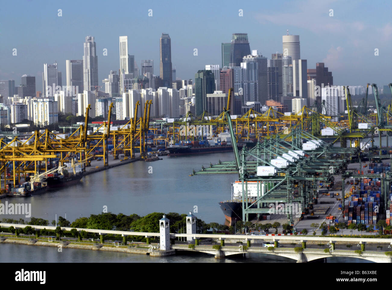 Vue DE SINGAPOUR DE CARLSBERG TOWER à Sentosa Banque D'Images