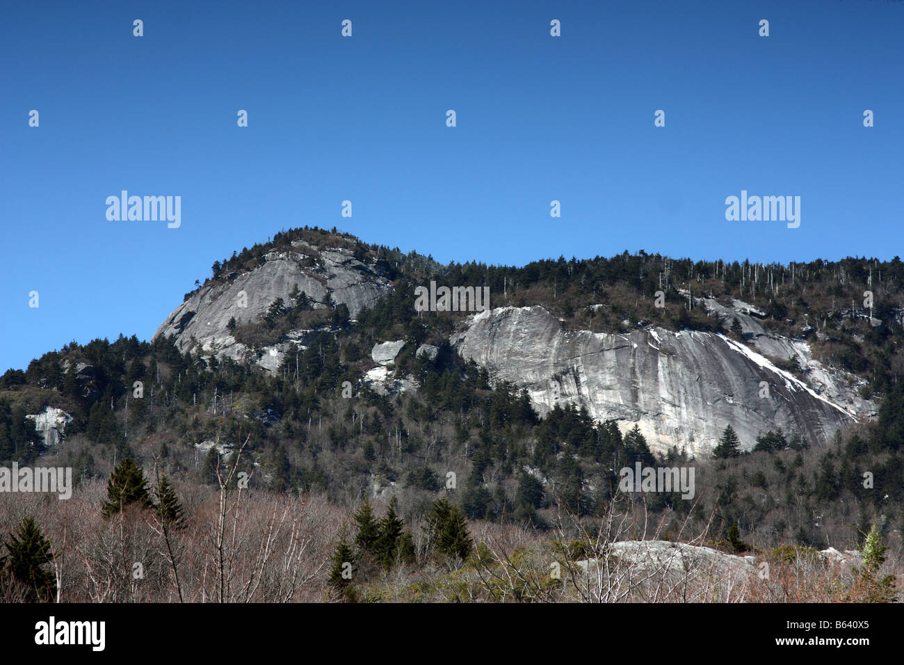 Stock Photo de Grandfather Mountain en Caroline du Nord Banque D'Images