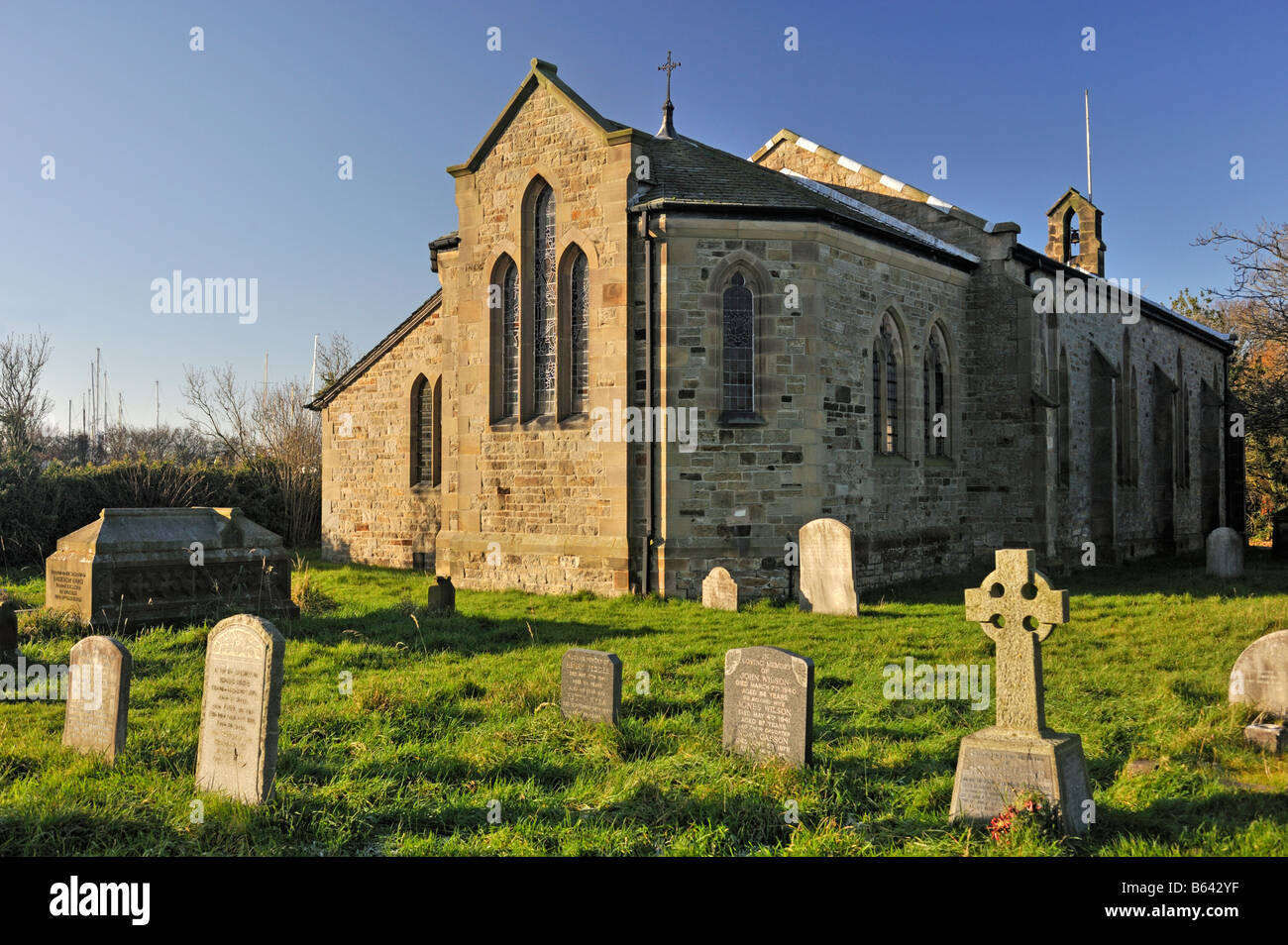 L'Église du Christ. Glasson, Lancashire, Angleterre, Royaume-Uni, Europe. Banque D'Images