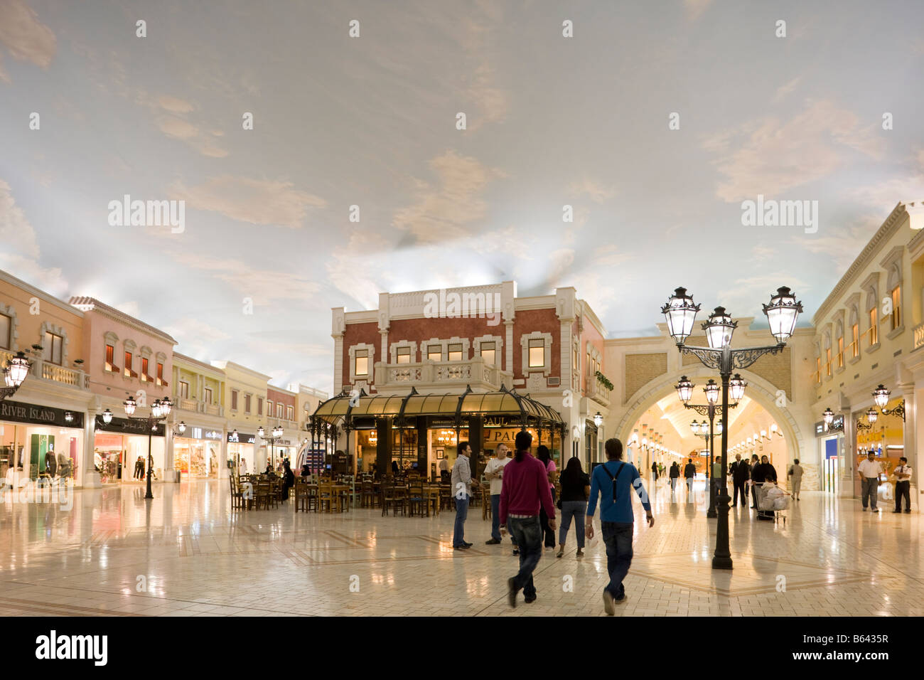 Villagio Mall, Doha, Qatar Banque D'Images