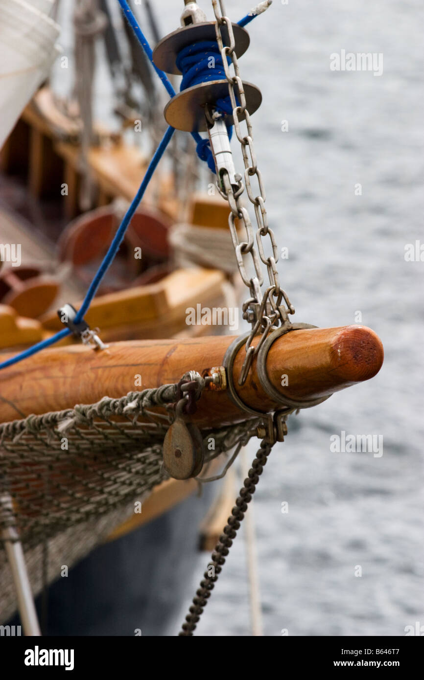 Bout dehors sur un vieux bateau Photo Stock - Alamy