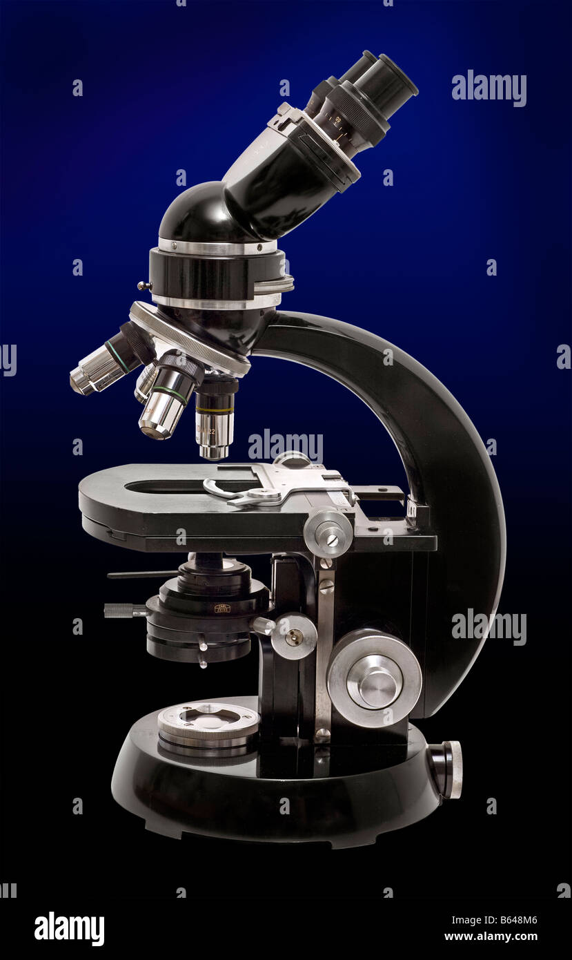 Carl Zeiss GFL vintage microscope composé avec Optivar et tête