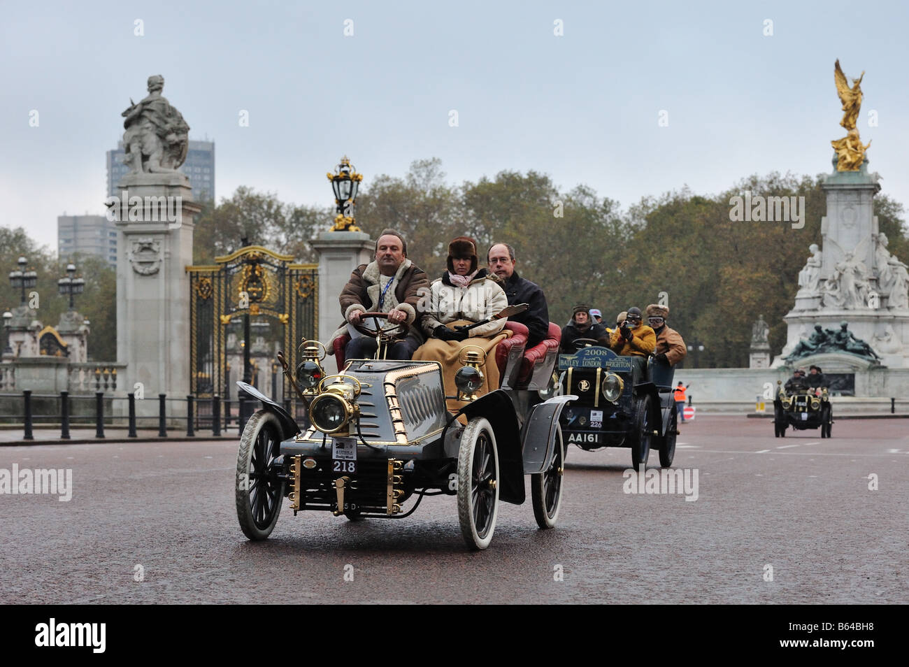 Londres à Brighton Veteran Car Run 2008 Banque D'Images