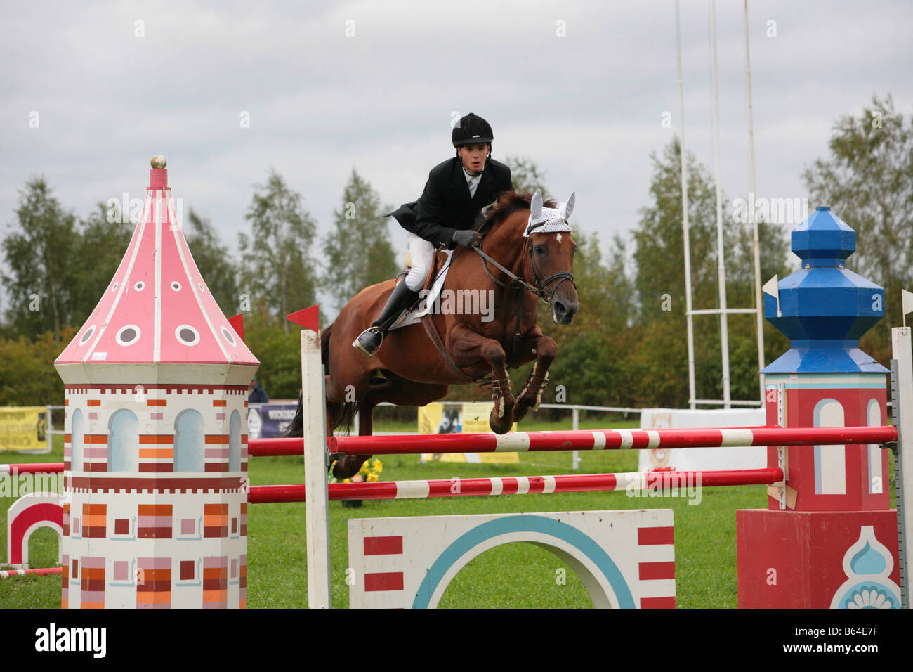 Sport équestre Banque D'Images