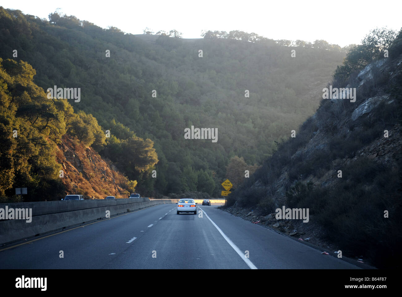 La conduite en Californie USA Banque D'Images