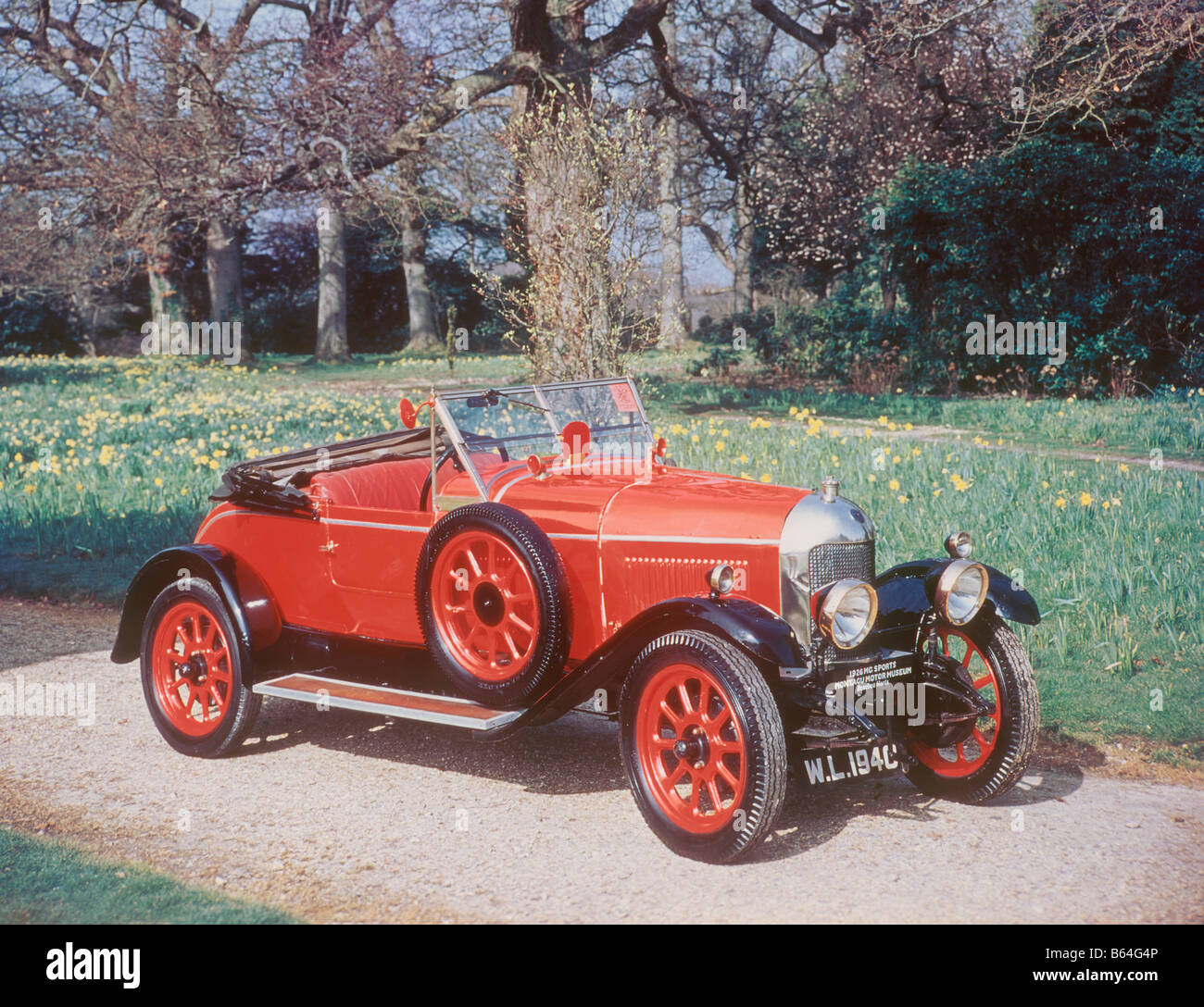 1926 MG Supersports dans les motifs de Beaulieu Banque D'Images