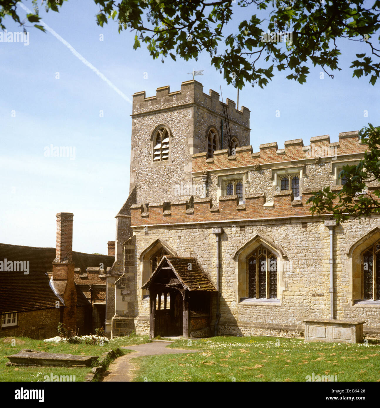 UK Angleterre Oxfordshire Ewelme church Banque D'Images