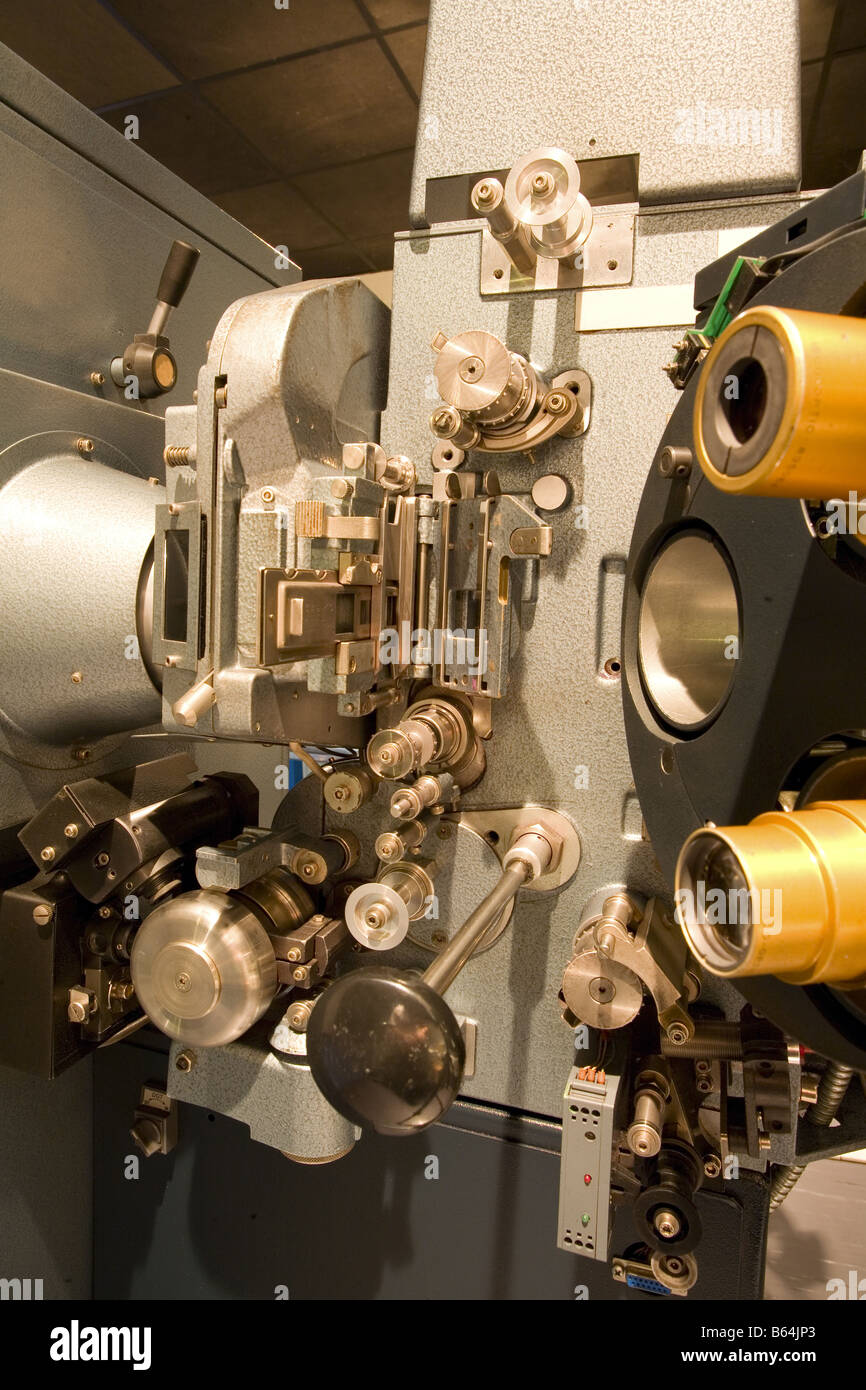 Vieux film projecteur Banque D'Images