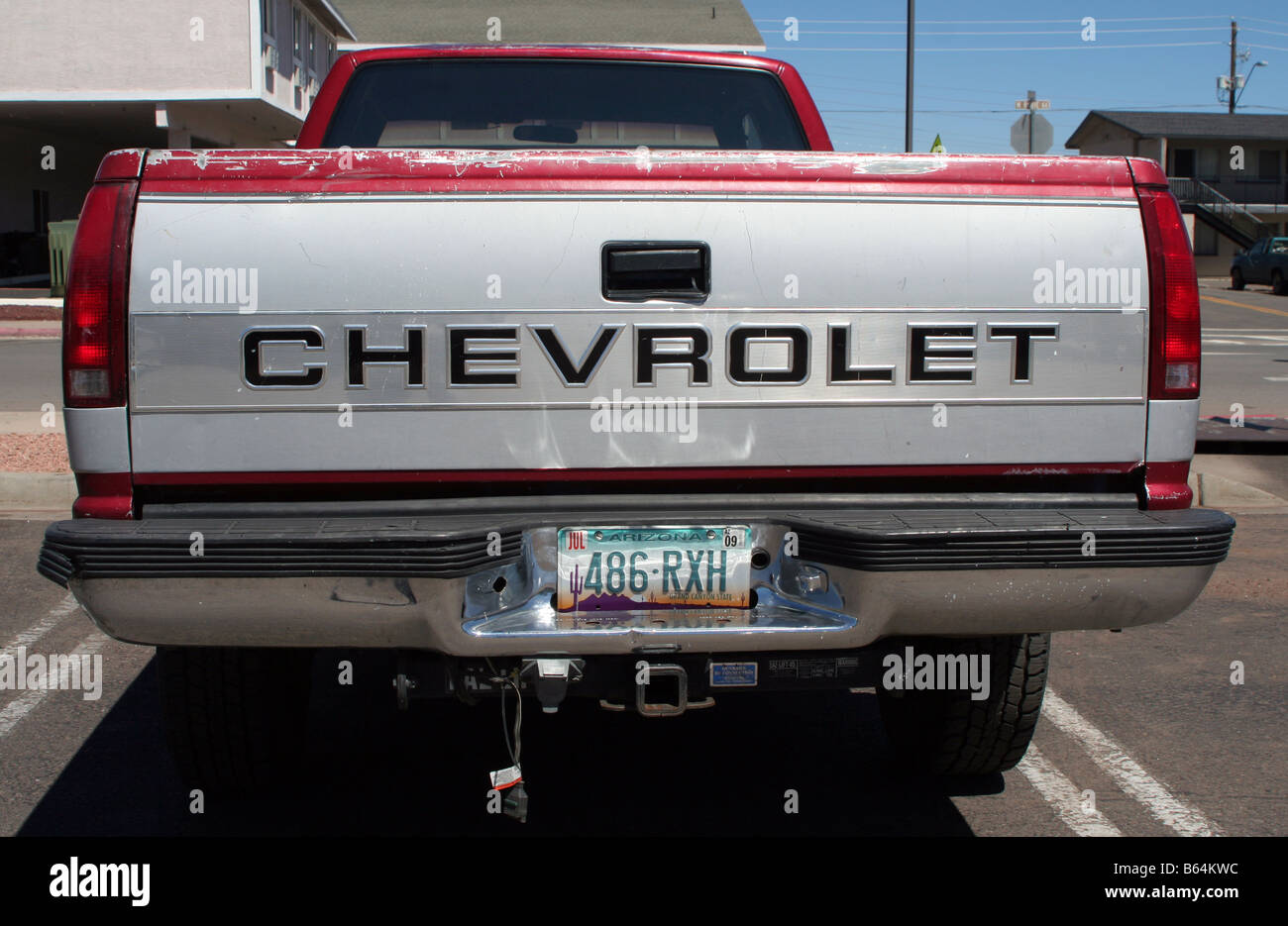 Parking en camion Chevrolet en Arizona, l'Amérique Banque D'Images