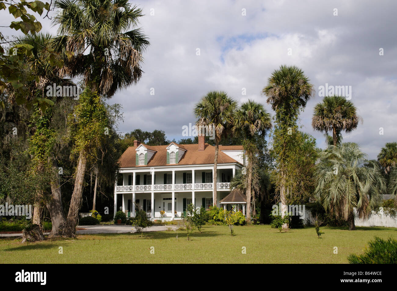 Bronson Mulholland maison construite en 1854 par Isaac H Bronson et situé dans le quartier historique de Palatka en Floride USA Banque D'Images