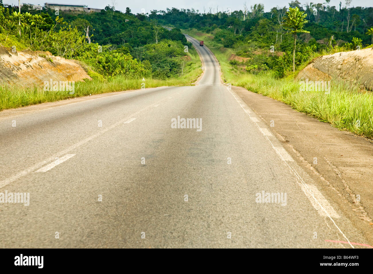 Afrique Cameroun Douala Trafic Banque D'Images