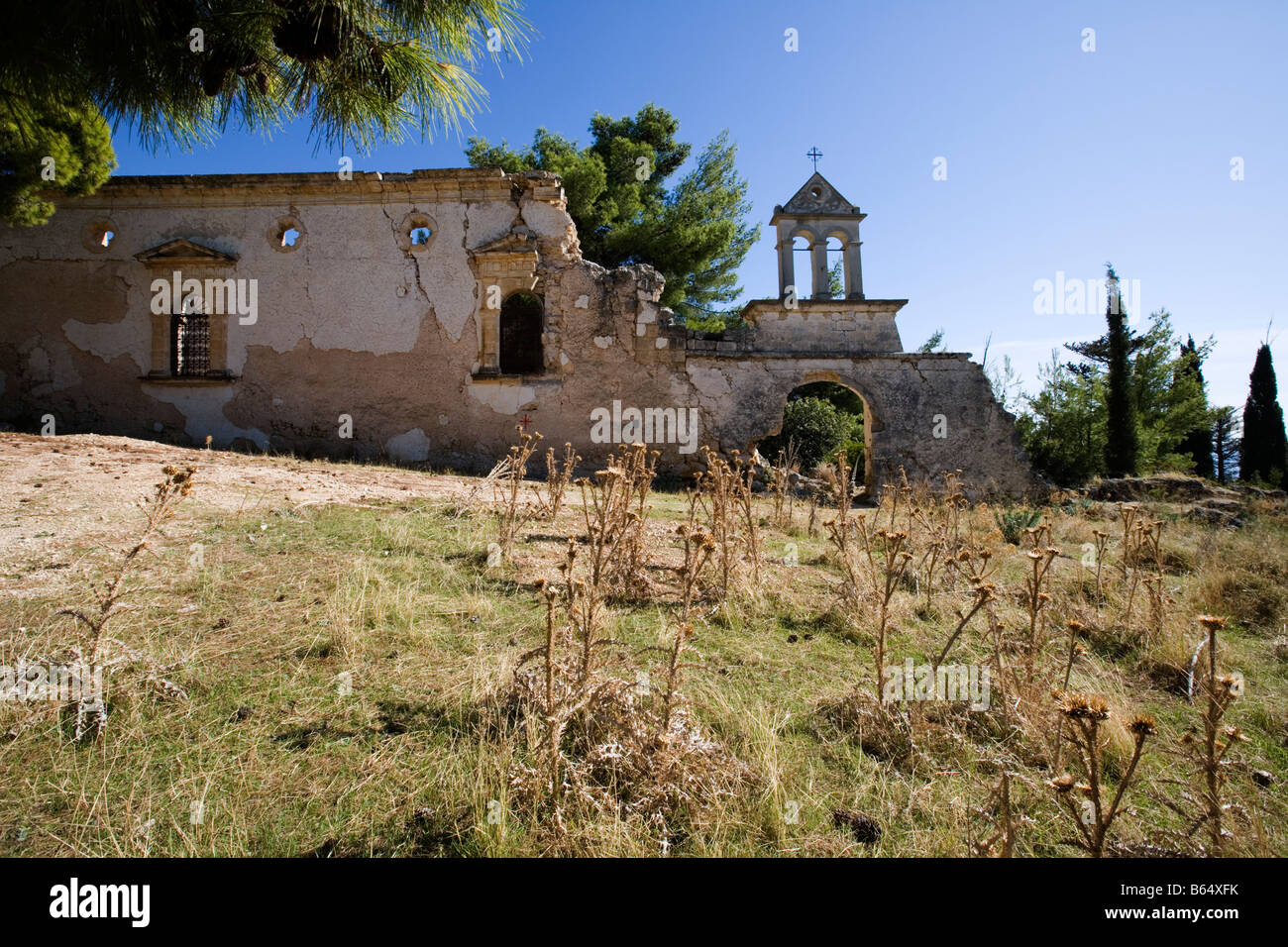 Panayia Sision Grèce Monastère Banque D'Images