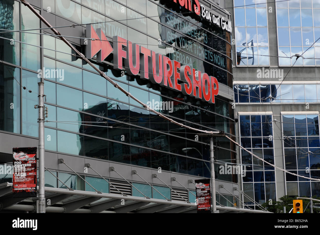 Future Shop, nouveau magasin phare du centre-ville de Toronto Banque D'Images