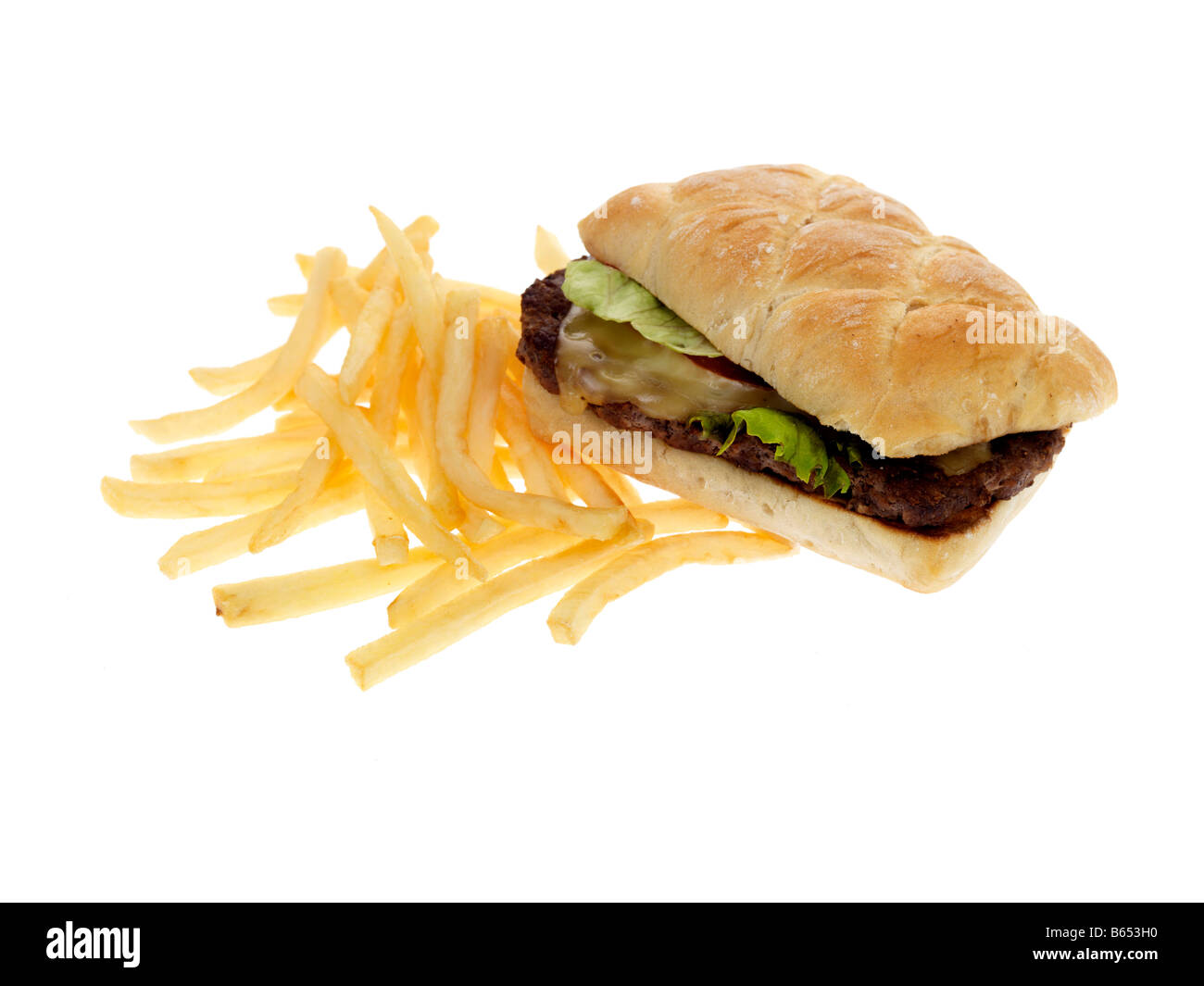 McDonalds M Burger Banque D'Images