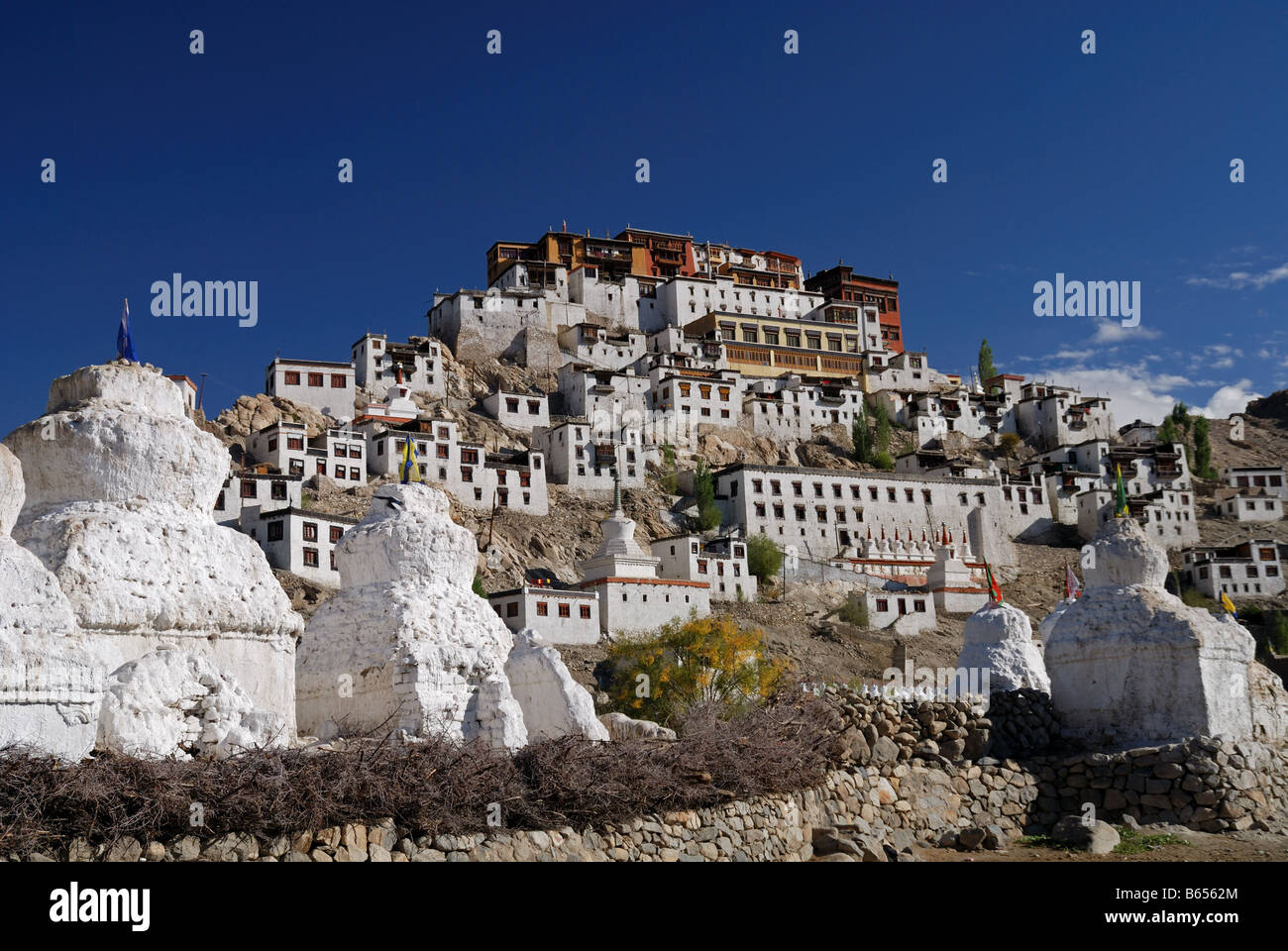 Ladakh monastère Thiksey est célèbre monastère est l'un des plus magnifique monastère Banque D'Images