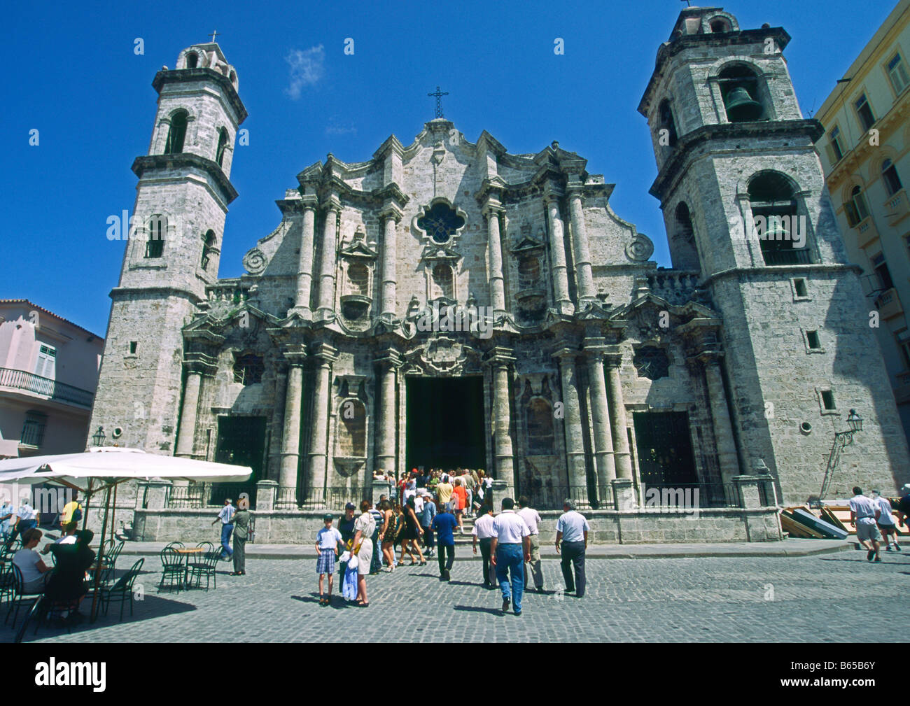 Catedral de la Havane à Cuba La Havane Banque D'Images