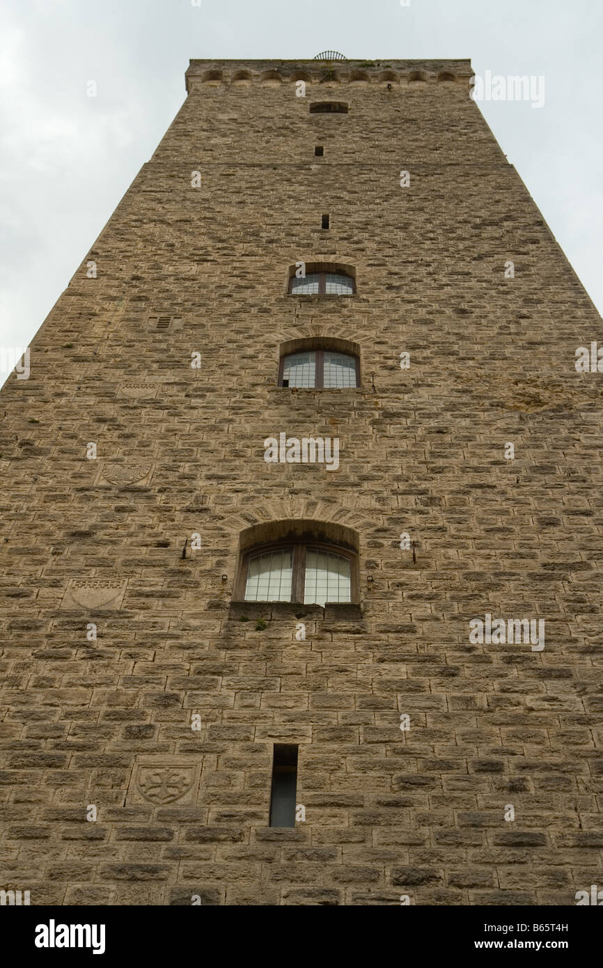 Dans la région de San Gimignano, Toscane, Italie, Europe Banque D'Images