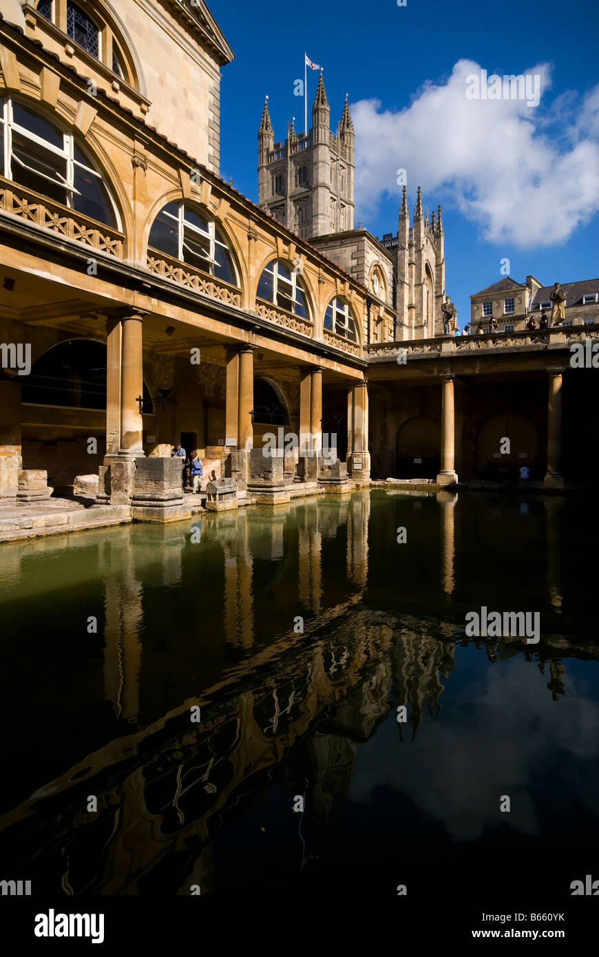 Les bains romains,Baignoire Banque D'Images