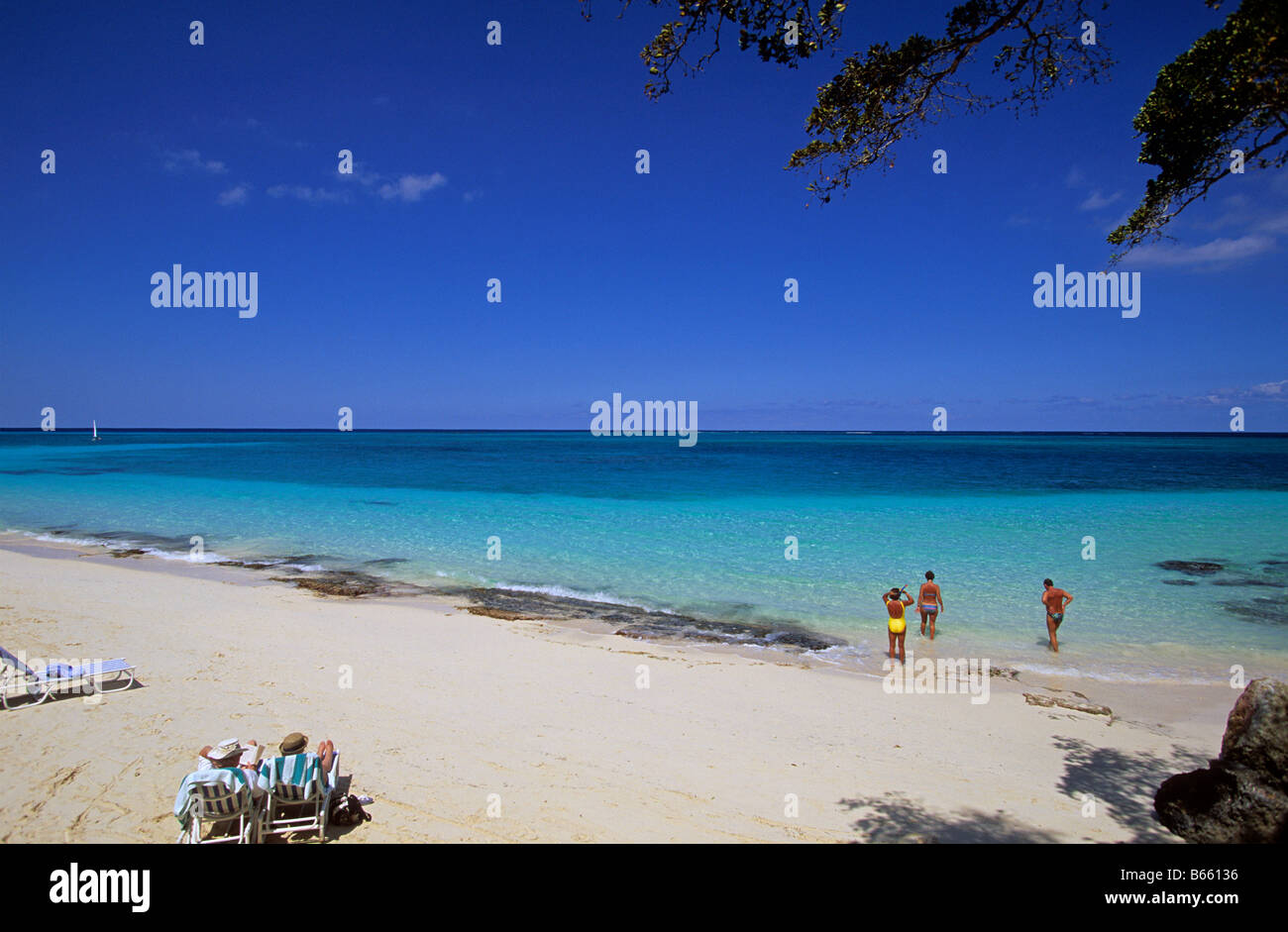 Cuba Guardalavaca holguin province Playa Esmeralda Banque D'Images