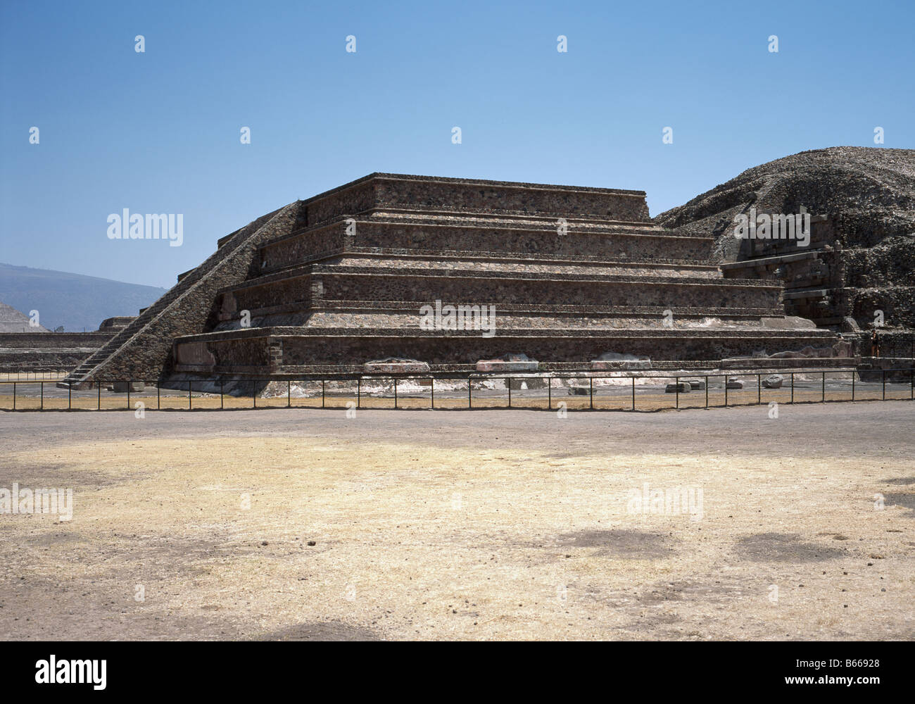 Mexique Teotihuacan Quetzalcoatl Banque D'Images