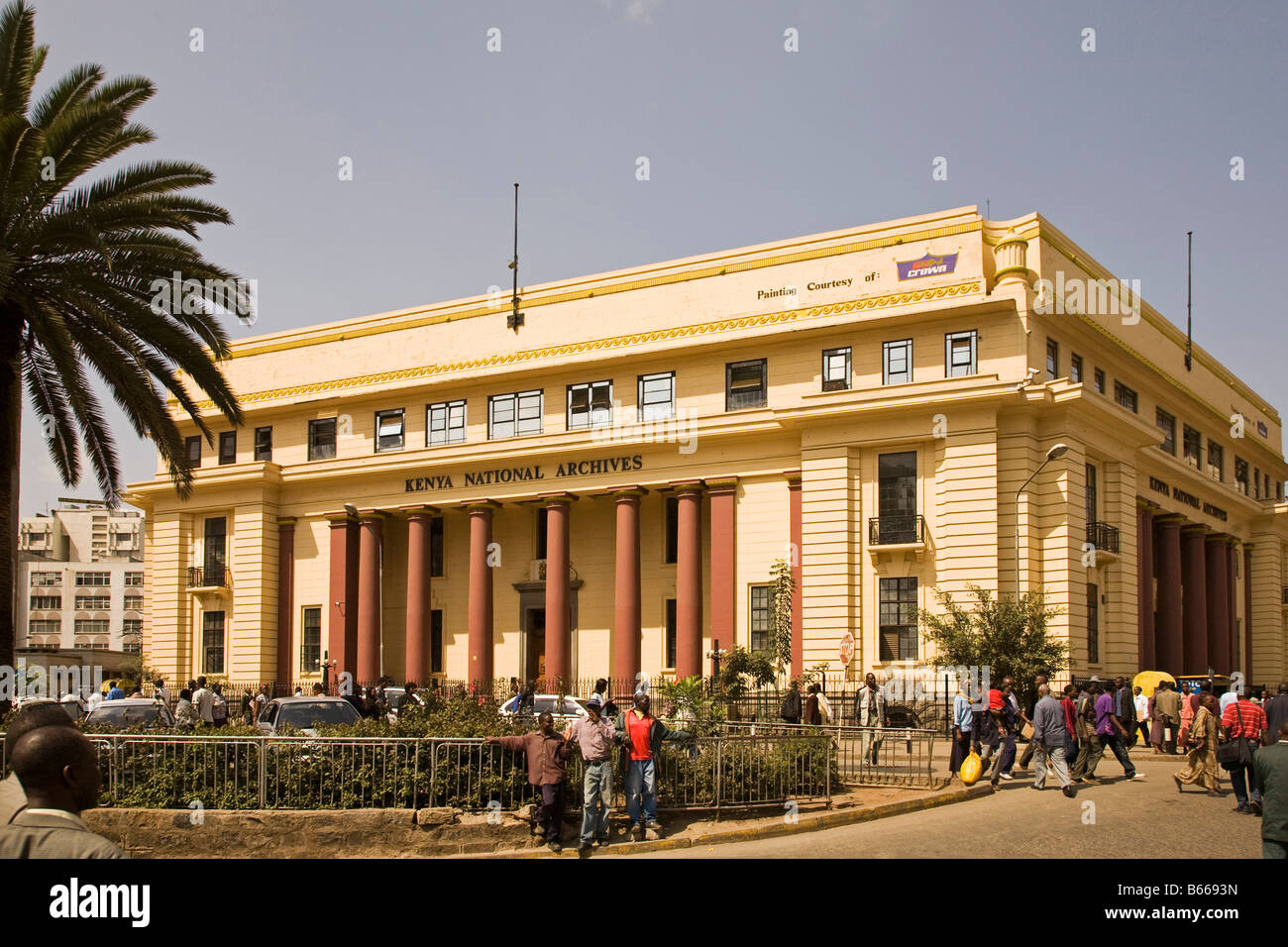 Archives nationales du Kenya Afrique Nairobi Banque D'Images