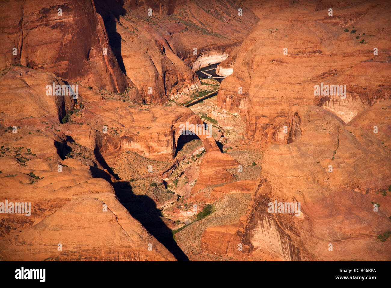 Arch arc-en-ciel du lac Powell et Glen Canyon National Recreation Area Utah Banque D'Images