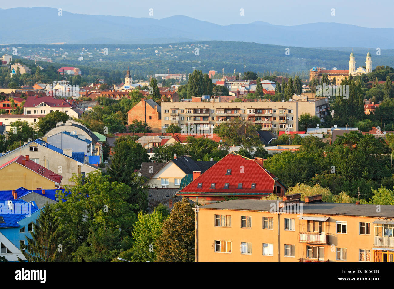 Oujhorod (Oblast de Transcarpathie, oblast de Transcarpatie, Zakarpattya,, la Ruthénie Subcarpatique), Ukraine Banque D'Images