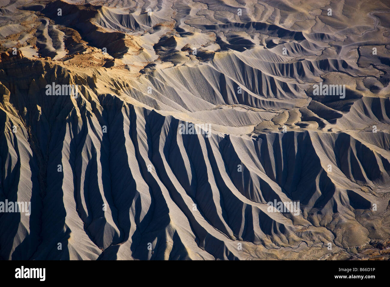 En regardant vers l'Henry Mountains de Capitol Reef National Park Utah Banque D'Images