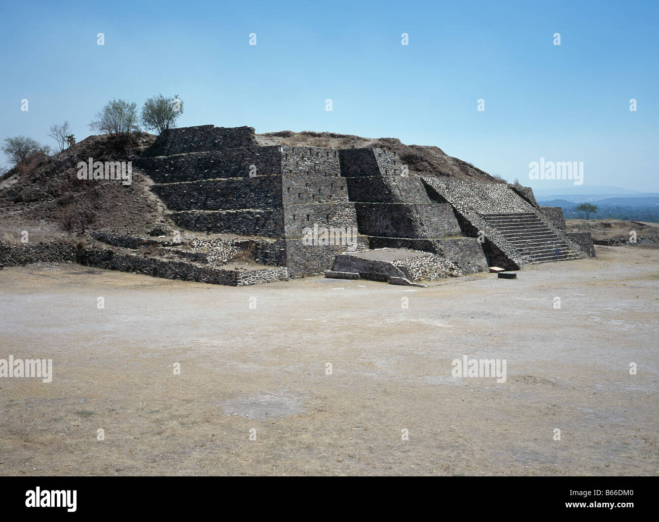 Mexique Pyramide Tula C Banque D'Images