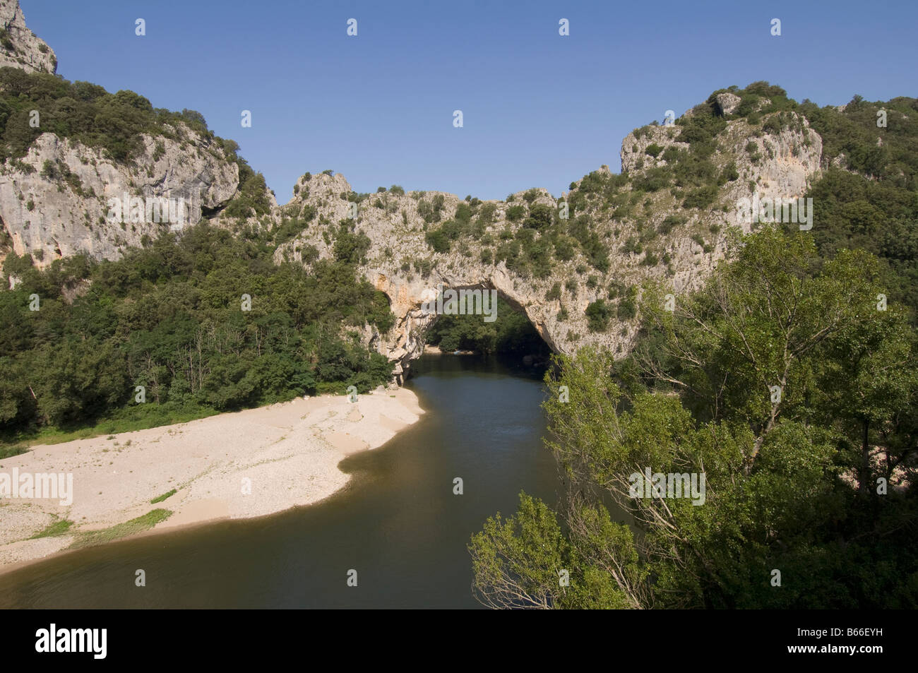 Pont d'Arc Ardèche, France Banque D'Images