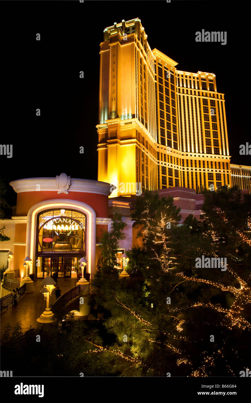 Le Palazzo au Venetian Resort Hotel and Casino Las Vegas Nevada Banque D'Images