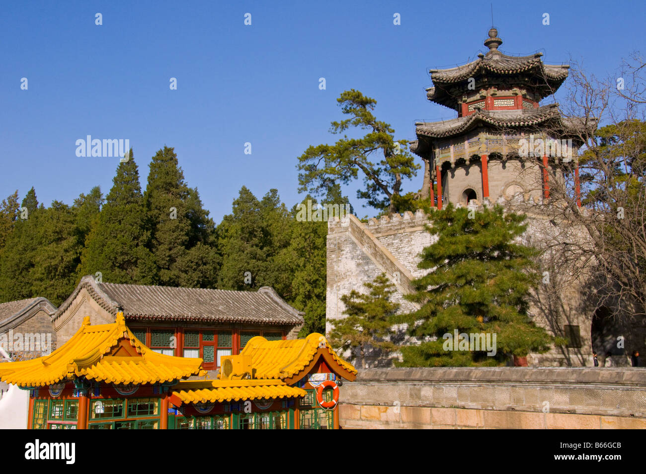 Summer Palace Beijing Chine Banque D'Images