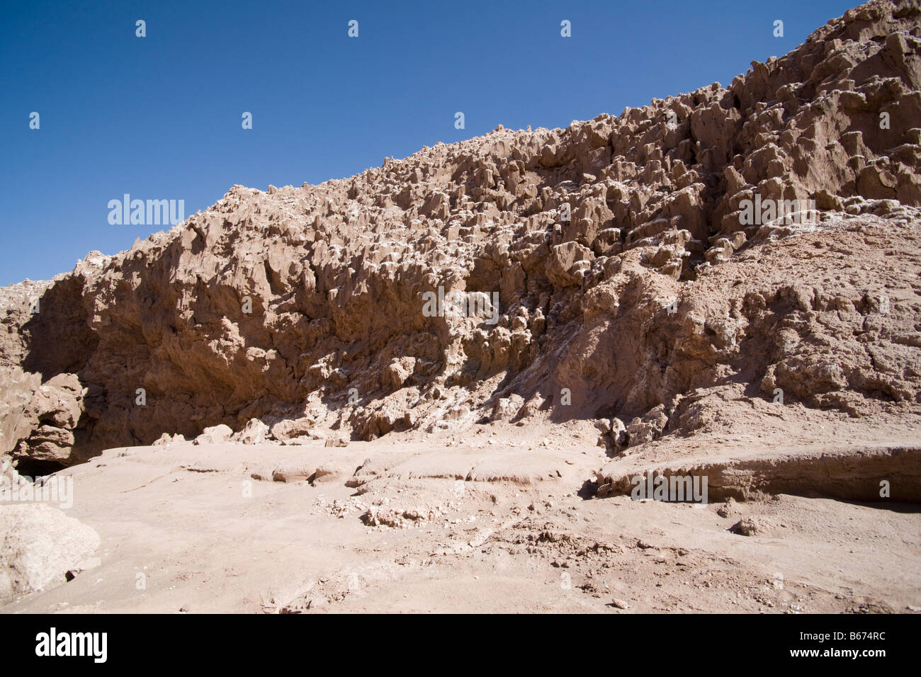 Valley de Luna (vallée de la lune), Atacama, Chili Banque D'Images