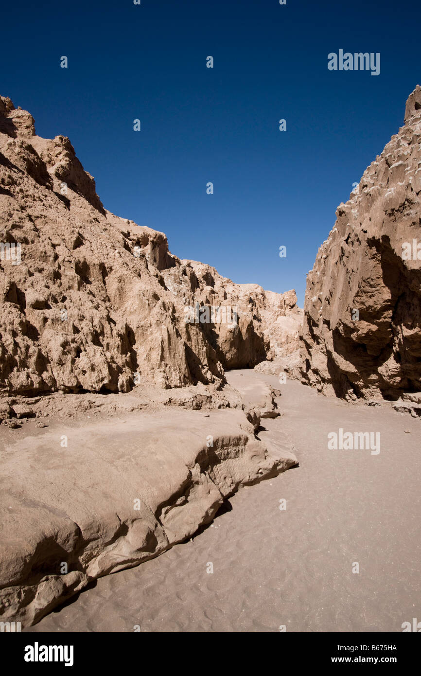 Valley de Luna (vallée de la lune), Atacama, Chili Banque D'Images