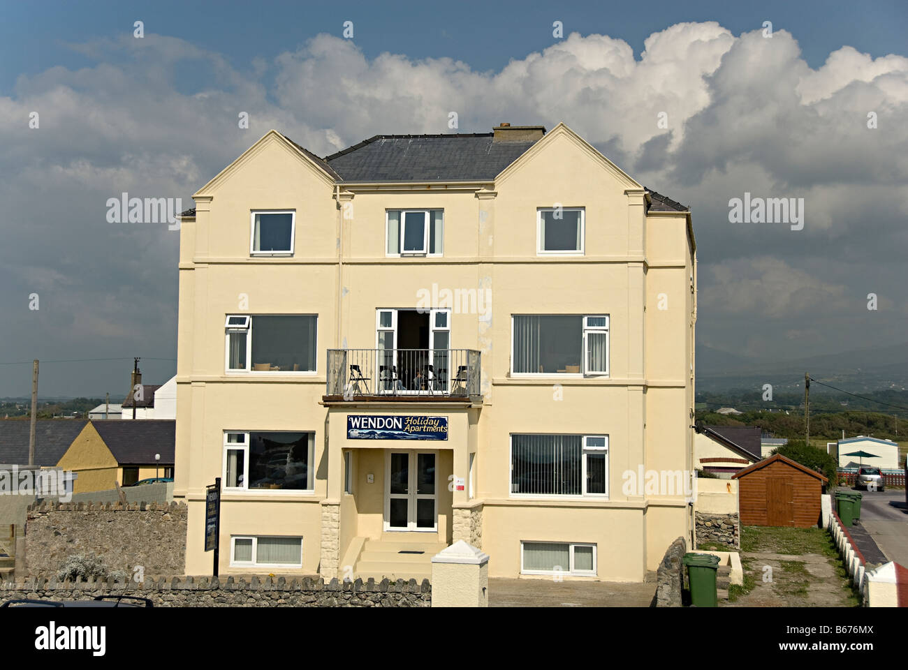 Dinas Dinlle wendon holiday hotel en Pays de Galles Banque D'Images