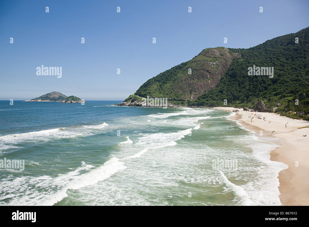 La plage de Prainha Brésil Banque D'Images