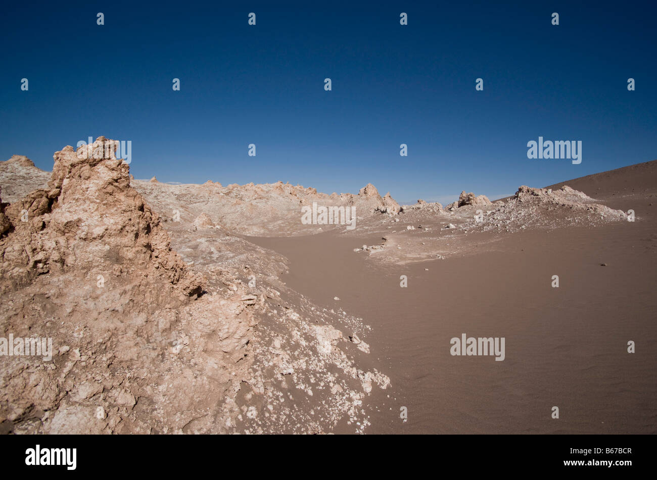 Valley de Luna (vallée de la lune), Atacama, Chili Banque D'Images
