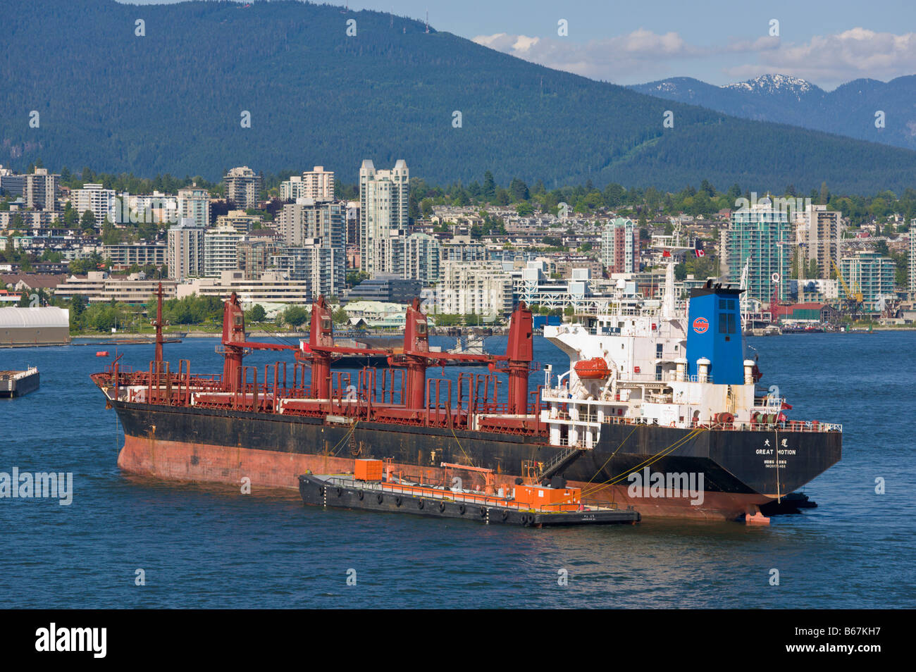 Vraquier navire sur lest 'Vancouver British Columbia Canada Banque D'Images